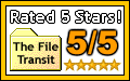 TransitFile Award. 5/5 stars. Miraplacid Publisher (image printer driver)