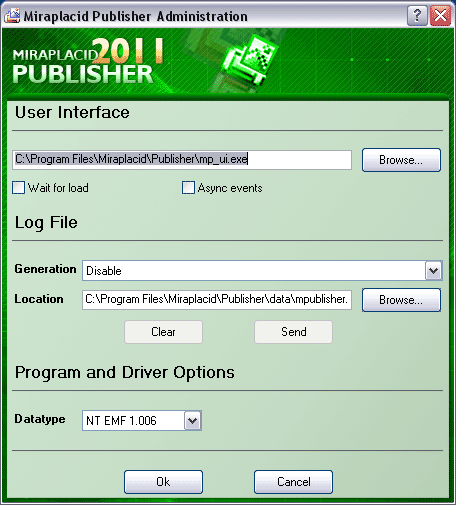 Miraplacid Publisher Administrator