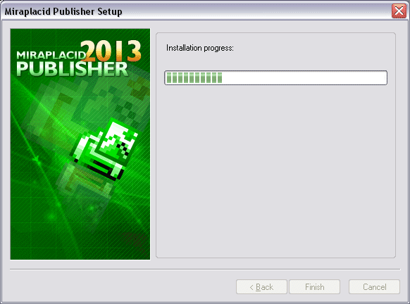 Miraplacid Publisher : Installation Step 5/5