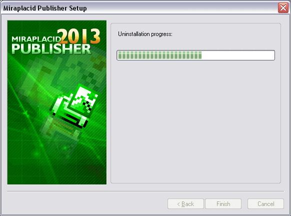Miraplacid Publisher : Reinstallation Step 2/2