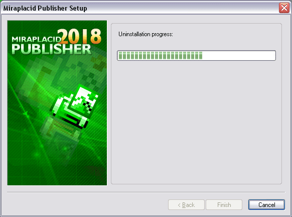 Miraplacid Publisher : Reinstallation Step 2/2