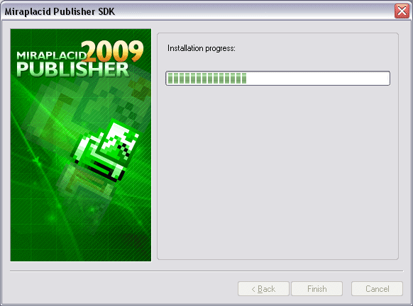 Miraplacid Publisher : Installation Step 5/5
