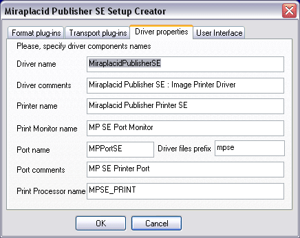 Miraplacid Publisher : Setup Maker: Names