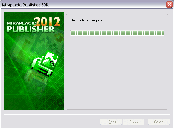 Miraplacid Publisher : Uninstallation Step 2/2