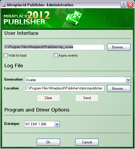 Miraplacid Publisher Administrator