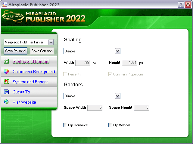 Miraplacid Publisher Terminal Edition screenshot